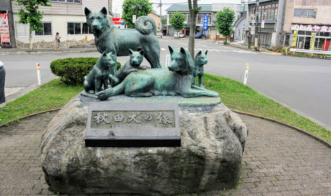 Estatua de Akitas
