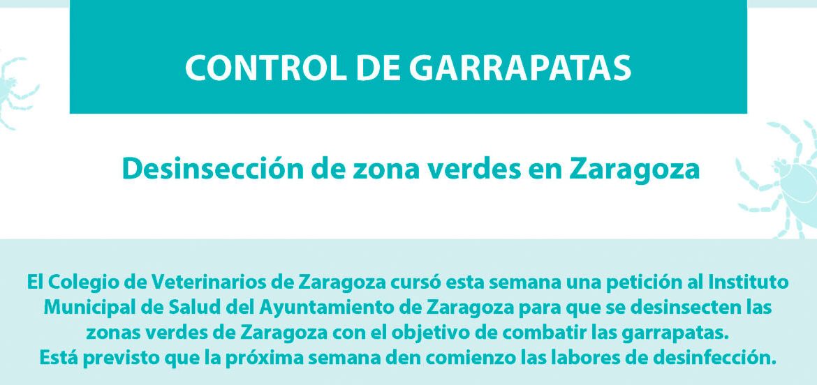 Esta semana se desinsectarán las zonas verdes en Zaragoza para controlar las garrapatas