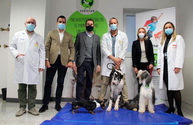 El Hospital San Pedro, en La Rioja, favorece la visita a los pacientes ingresados de su perro mascota