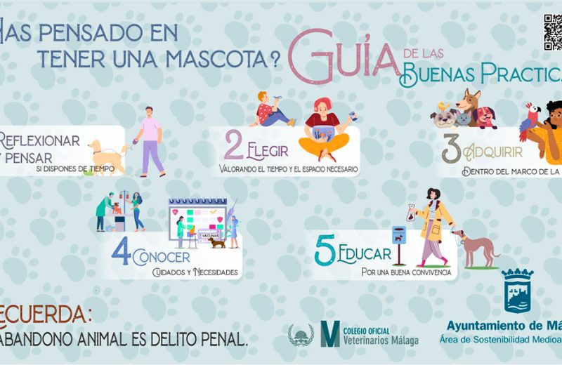 Málaga fomenta una campaña divulgativa para fomentar la convivencia responsable entre personas y mascotas
