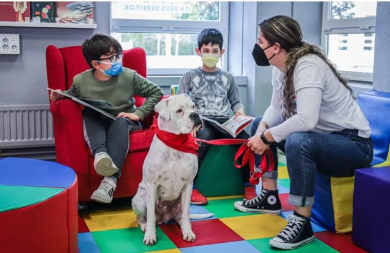 El programa ‘Perros y letras’ vuelve a Culleredo en varios colegios