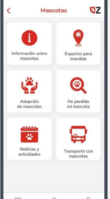 La app “Conecta Zaragoza” incorpora una función para cuidar de las mascotas