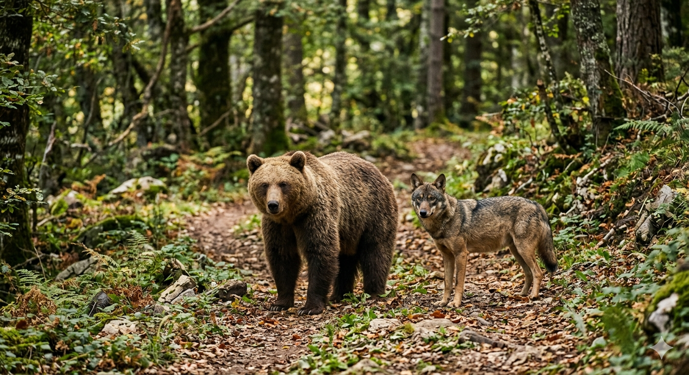 Lobo y oso